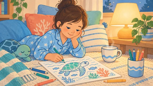 Coloring to Calm Kids: A Simple Way to Handle Stress and Big Feelings